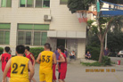激烈比赛中